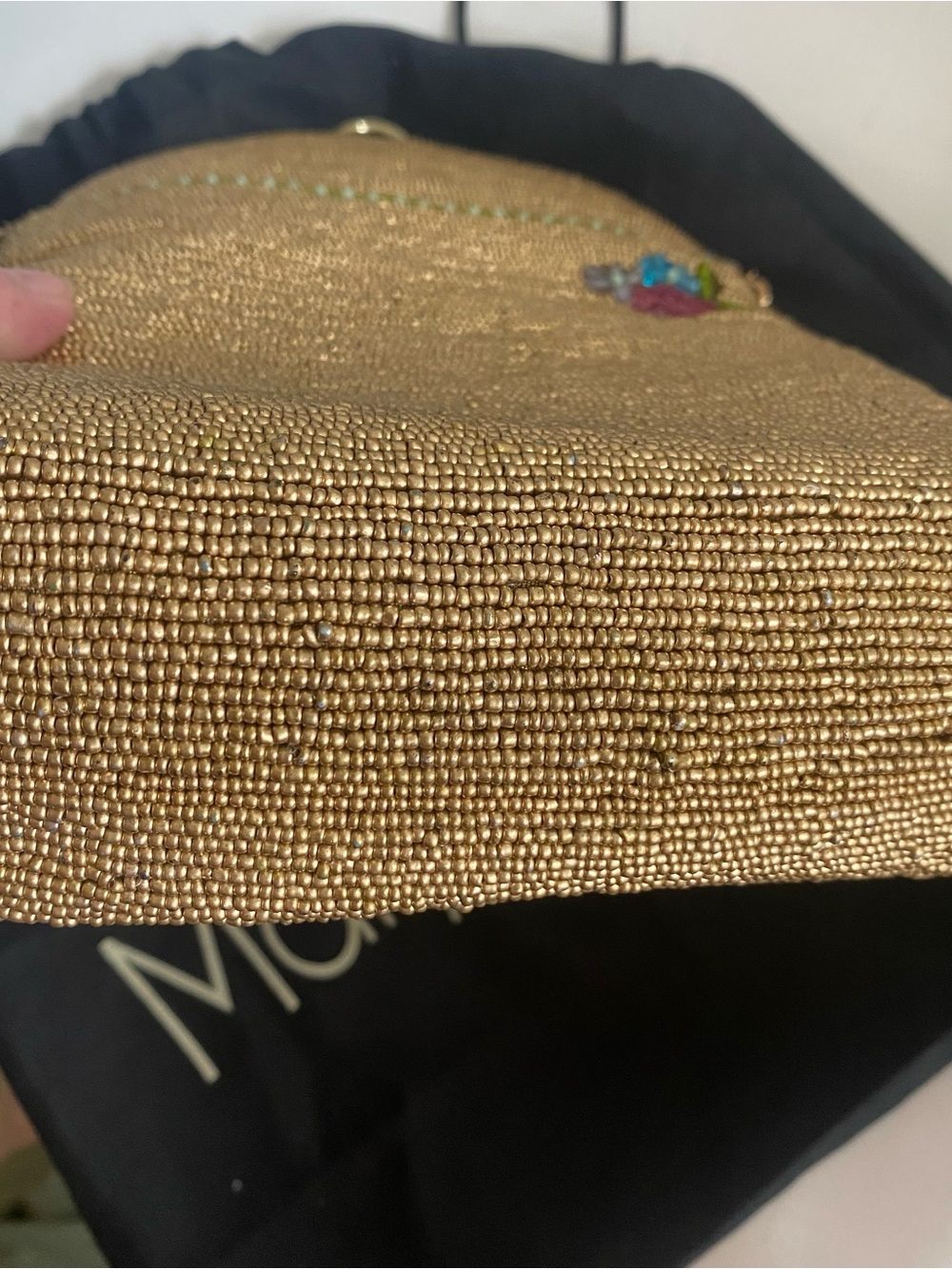 Mary Frances Pretty Parrot Beaded Crossbody Bag - Picture 6 of 15